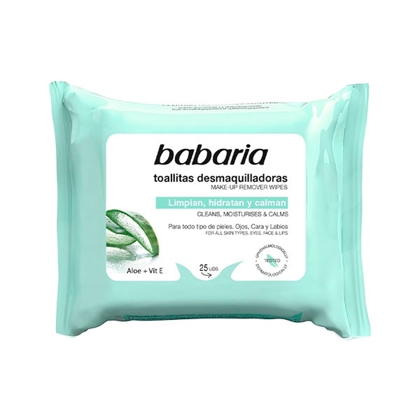Babaria Toallitas Desmaquillantes Aloe Vera