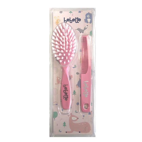 Bamar Cepillo + Peine Bebé nylon Azul/Rosa