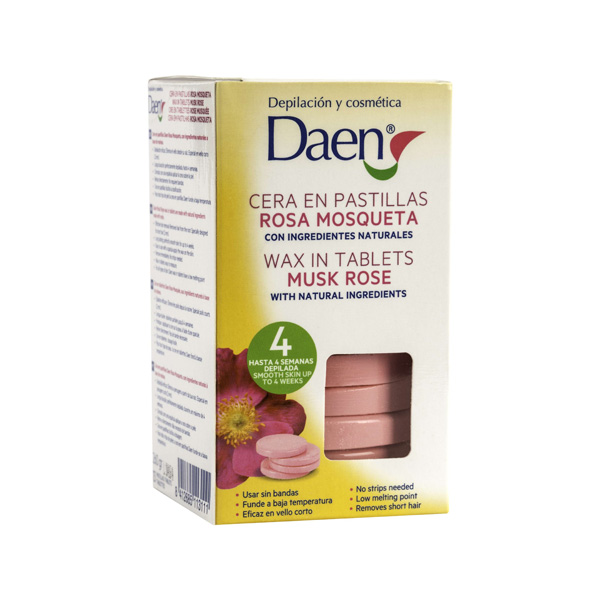 Daen Depilatorio Pastillas Rosa Mosqueta 13 uds
