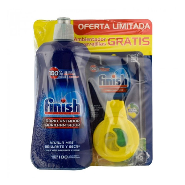 Finish abrilllantador 500 ml+ambientador finish