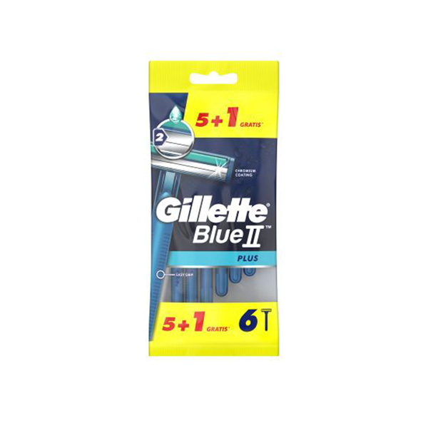 Gillette Máquina afeitar Blue II 5+1 uds