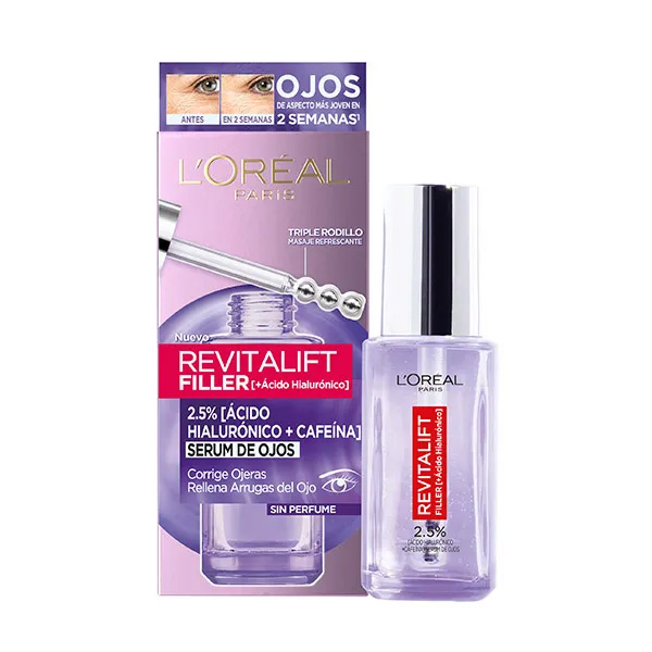 L’Oreal Revitalift Filler Serum Ojos 20 ml.