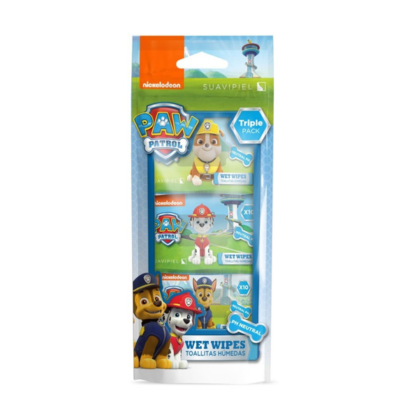 Patrulla Canina Toallitas 10 uds Triple pack