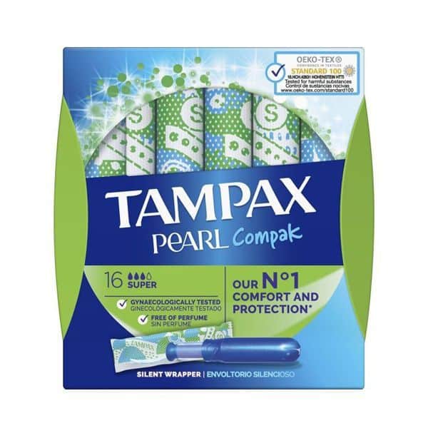 Tampax Pearl  Compak Super 16 uds