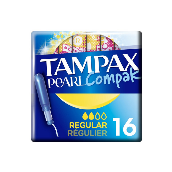 Tampax Pearl Compak Regular 16 uds