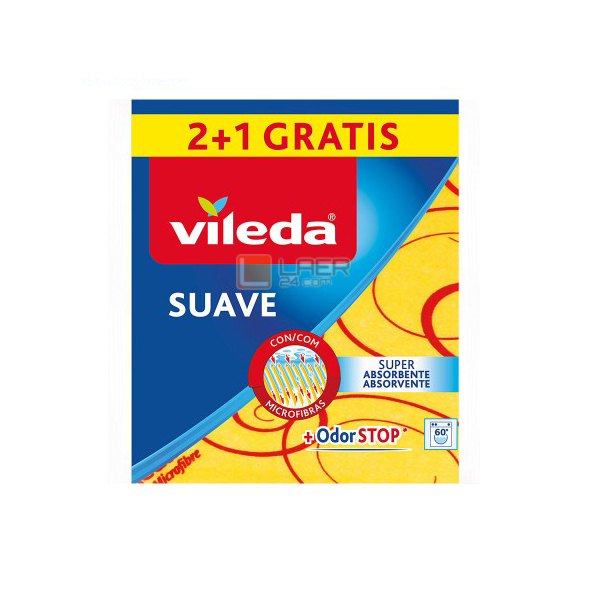 Vileda bayeta amarilla 2+1