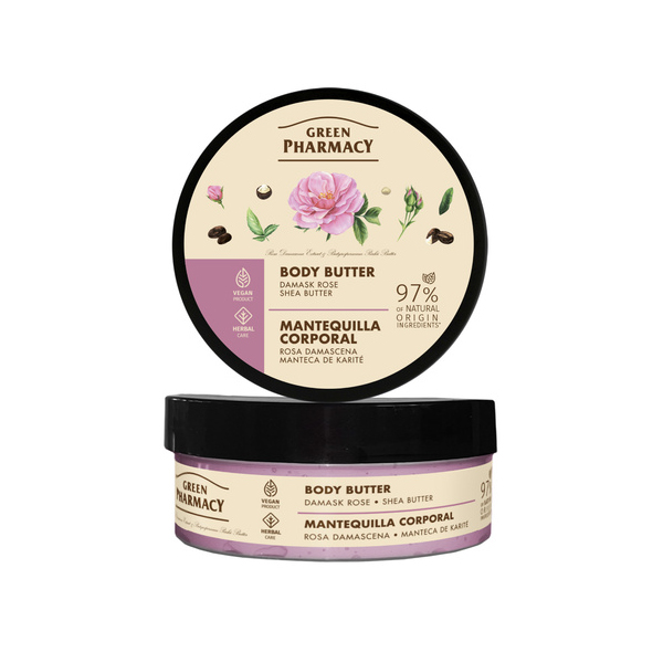 Green Pharmacy Manteca Rosa Damasco-Karite 200 ml.