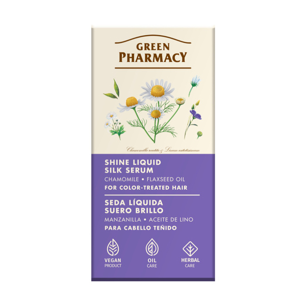 Green Pharmacy Seda Liquida Manzanilla-Lino cabellos Teñidos 30ml