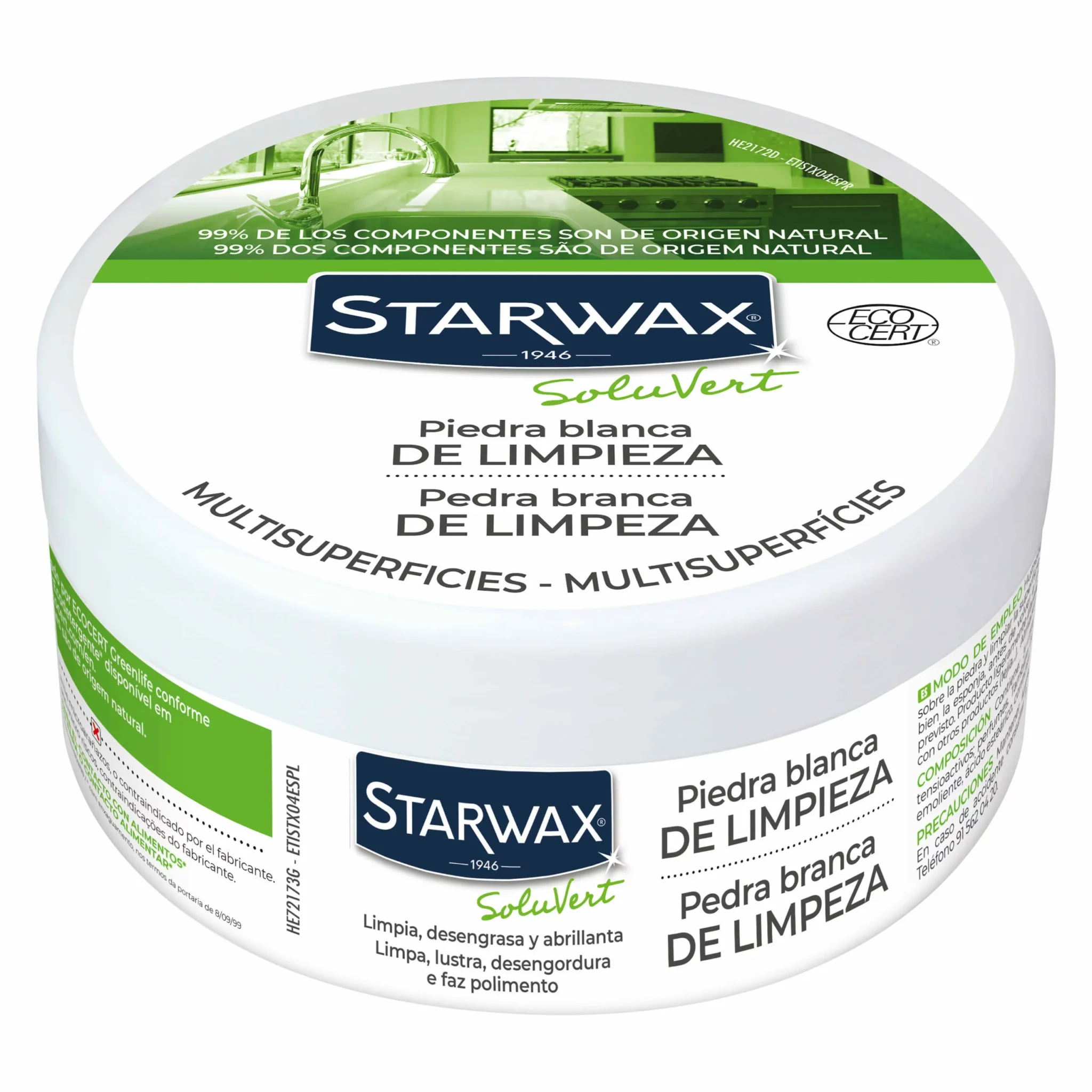 Starwax Piedra Blanca de limpieza 375 gr.